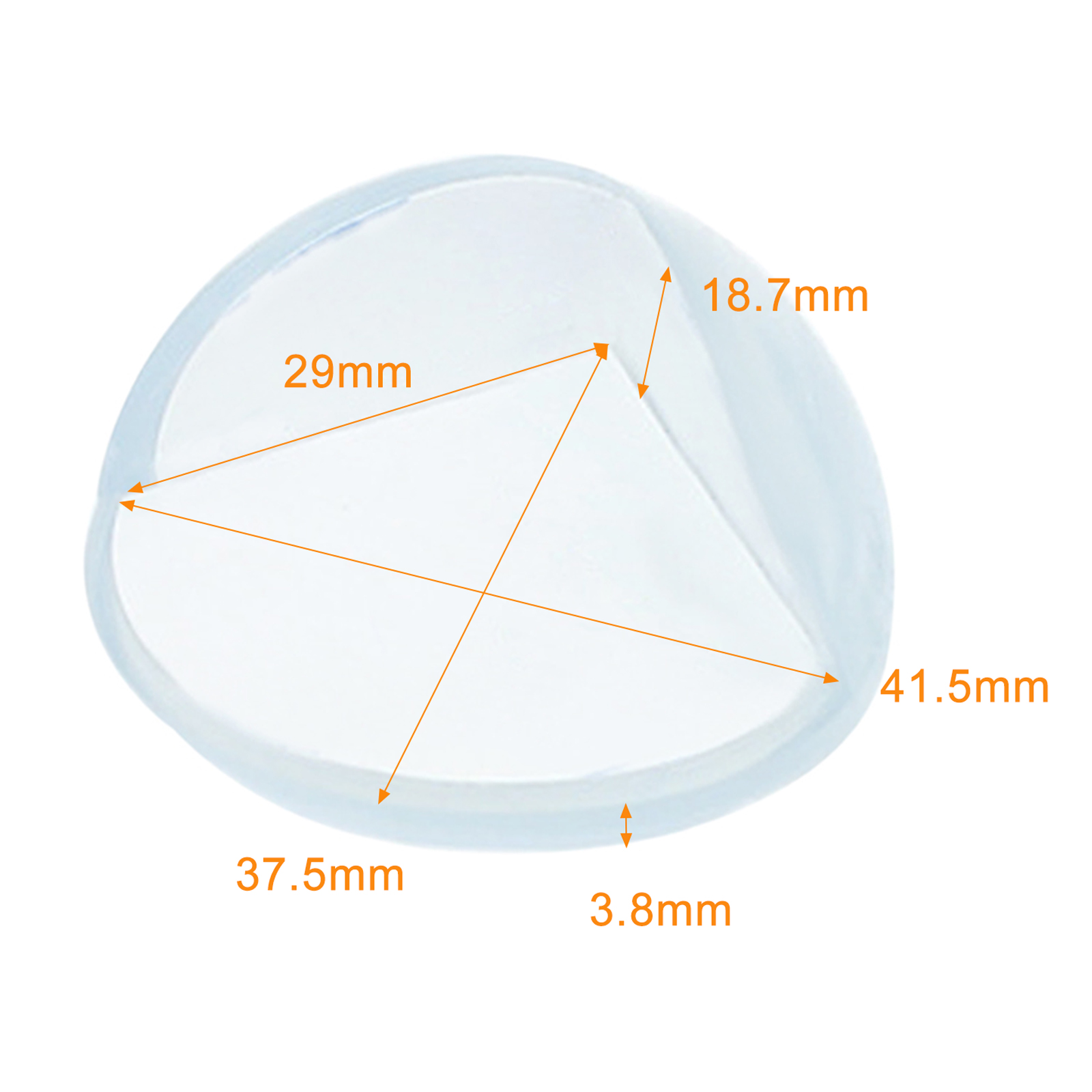 4Pcs 40mm PVC Transparent Table Corner Protector Children&#39;s Furniture Edge Protector Table Corner Edge Protector Cover Durable