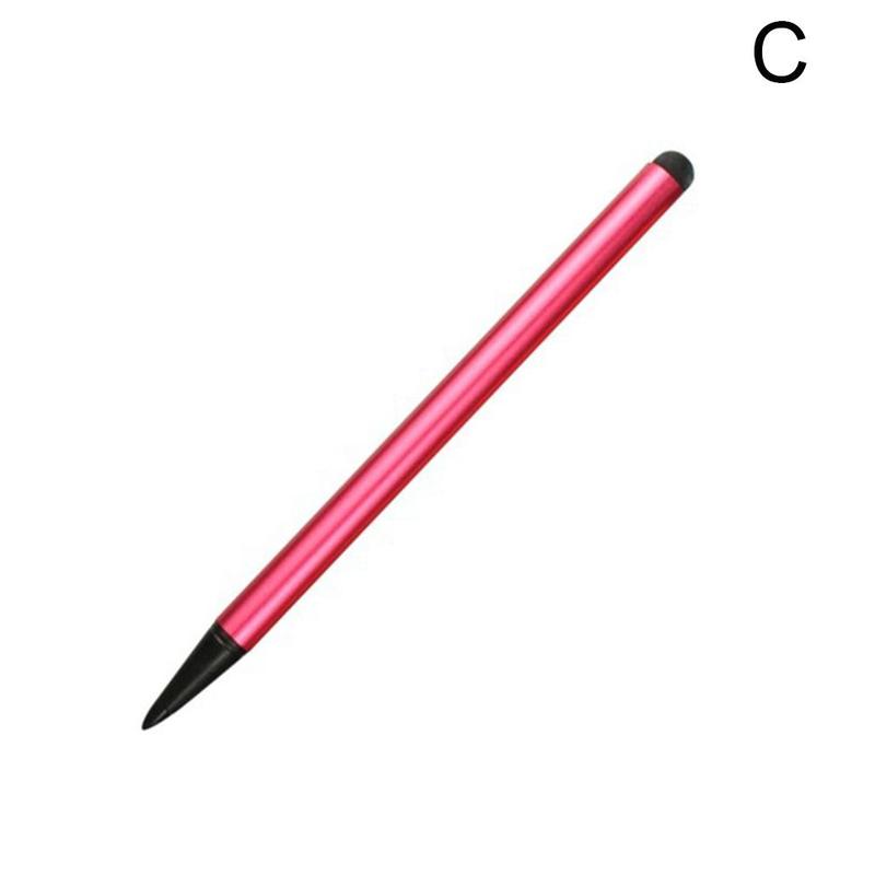1 st universell högkänslig skärmpenna med dubbla användningsområden för surfplatta ios android smartphone smart stylus penna rysik do phone: Röd