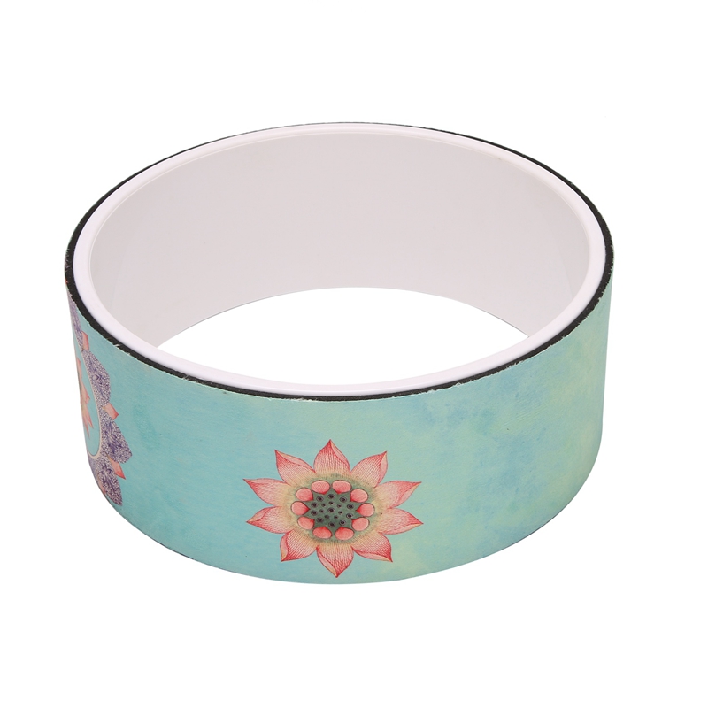 Yoga Wheel Back Wheel Yoga Roller Yoga Roller for Stretching Flexibility Back Bends Deepen Yoga Pose Backbend