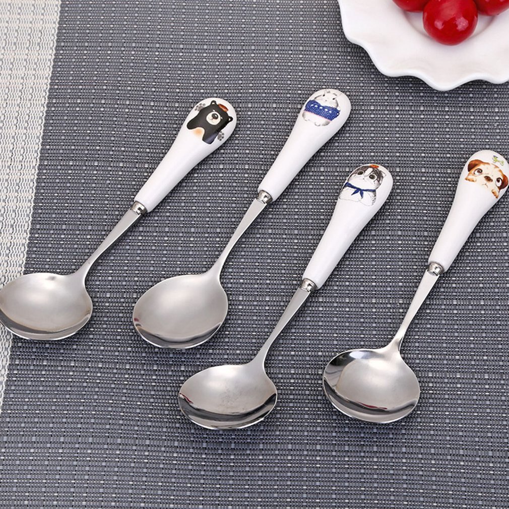 children's tableware stainless steel cutlery fork spoon cartoon stainless steel spoon set children's meal