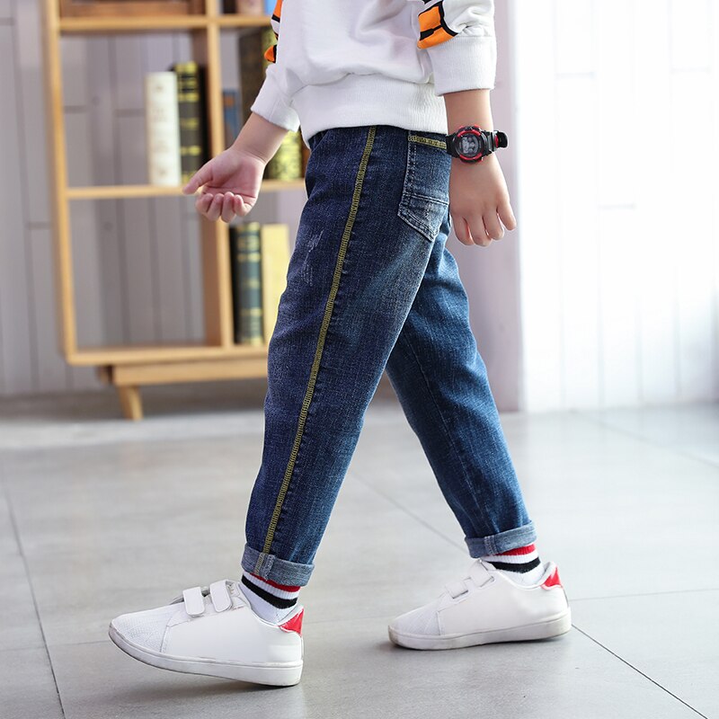 IENENS Dei Ragazzi Dei Jeans Dei Capretti Dei Pantaloni Da Cowboy Autunno Del Denim Dei Pantaloni 5-13 Anni di Bambini di Modo Causale Jean Gonne E Pantaloni