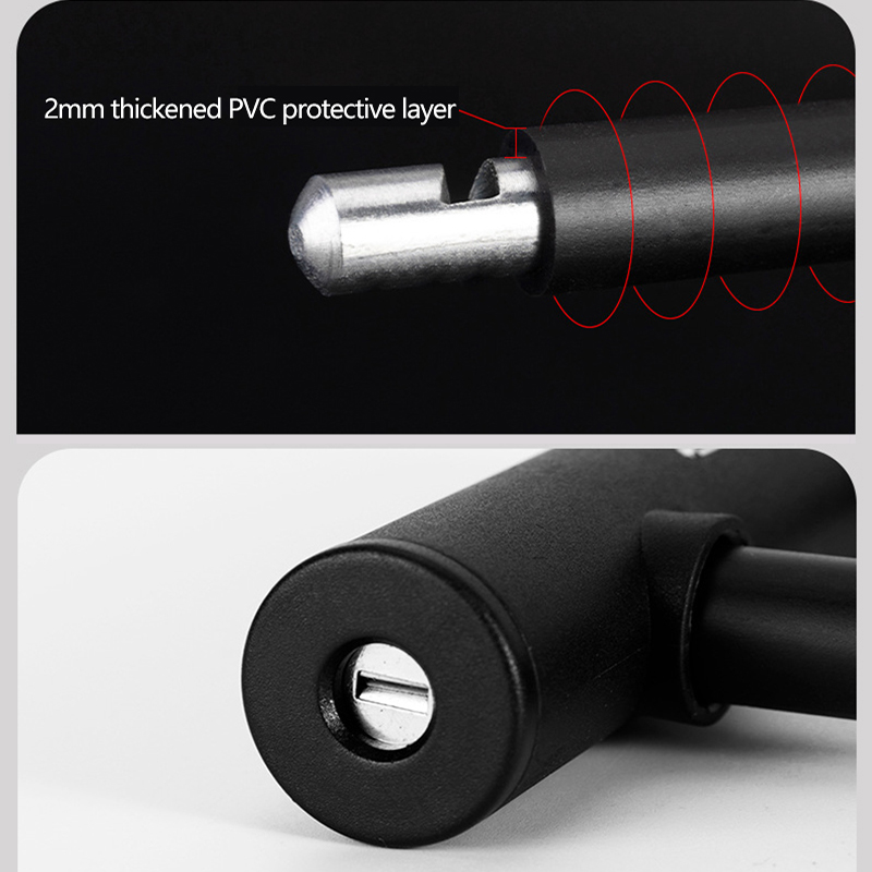 ROCKBROS-candado para bicicleta eléctrica, candado de estilo chino en forma de U, candado antirrobo, juego de cables para bicicleta de montaña y carretera, accesorios