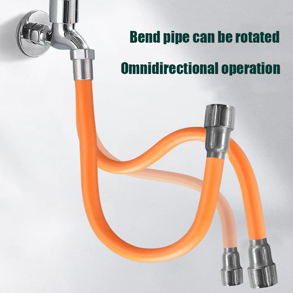 Faucet Extension Extender Bathroom Adjust Free Bending Splashproof Universal 360 Degree Extension Tube Adapter For Kitchen Sink