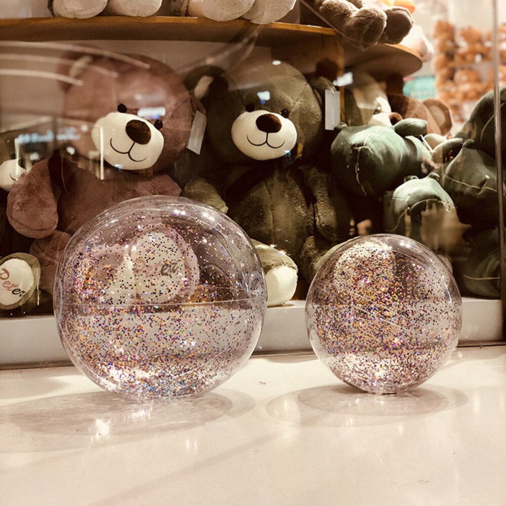 1pc Beach Funny Transparent Sequin Inflatables Party Favor Pools for Children Adult Kids Toddler
