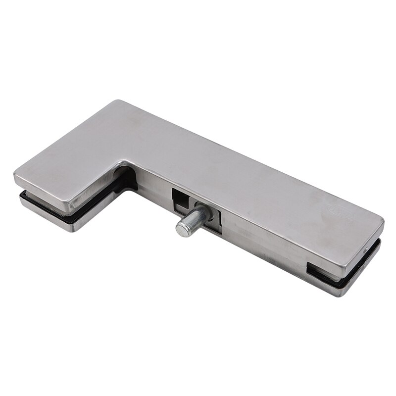 Stainless Steel Curved Clip Glass Door Clip Seven-word Fixed Door Clip Frameless Home Improvement Hardware Accessories