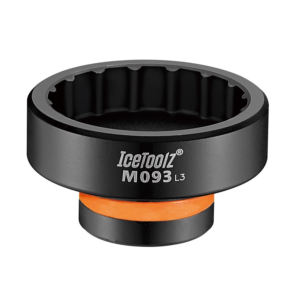 Icetoolz M093 BB Installation Tool for Shimano BBR60 BB Use with 1/2" Two-way Ratchet Wrench 5 x 5 x 2.8cm Cr-Mo Steel 146g/pc