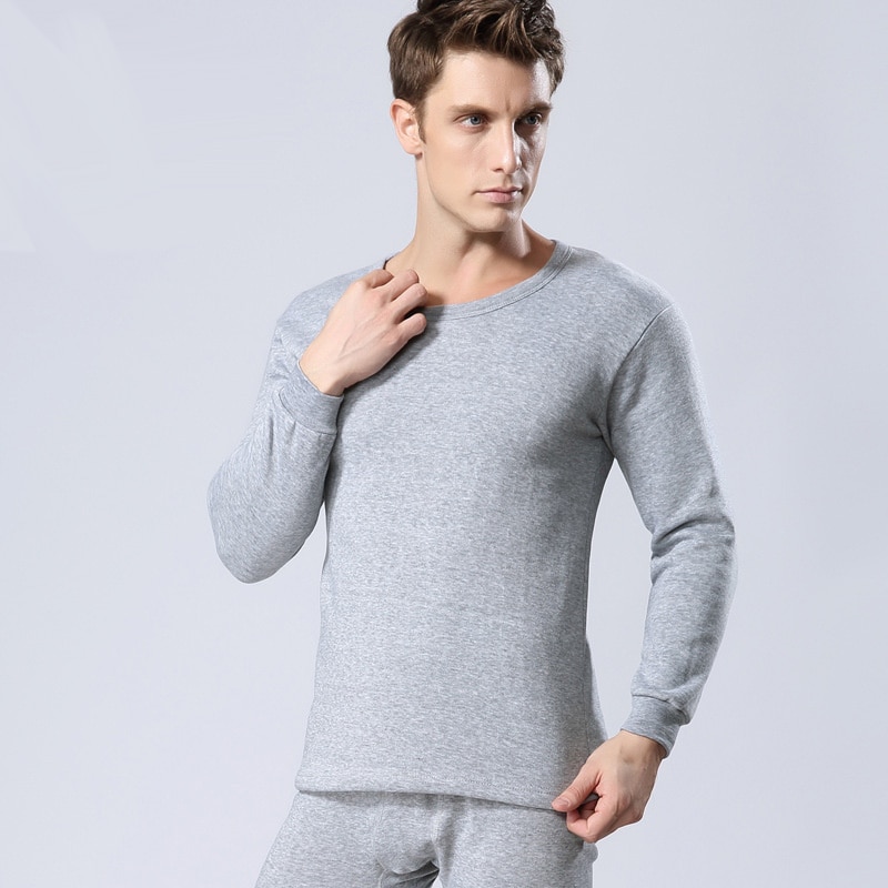 LUWCON Brand Underwear Long Johns Winter Mens Warm Thermal Underwear Add wool Long Johns Thick Plus Thermal Long Johns Sets