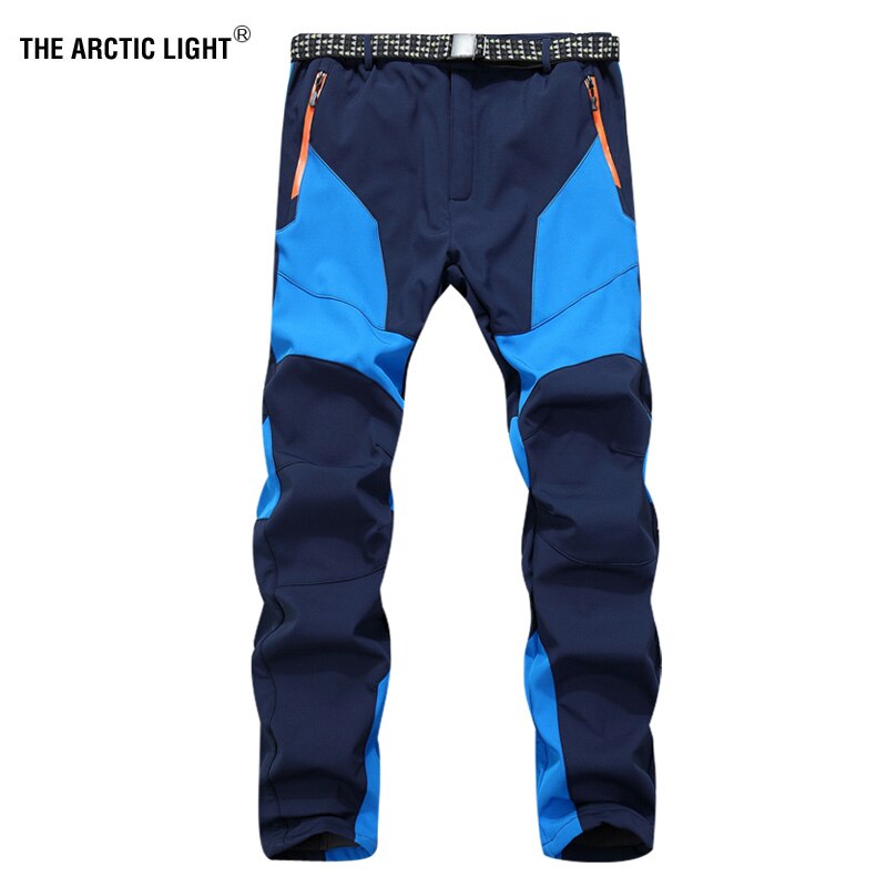 Ski Pants Hiking Men Male Waterproof Windproof Autumn Winter Outdoor Sports Climbing Soft Shell More Fleece