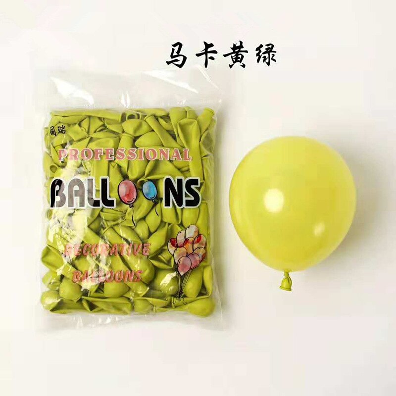 10 stuks /5 inch kleurrijke macaron latex ballon snoepkleurige ballon bruiloft verjaardag feestdecoratie ballon: 02