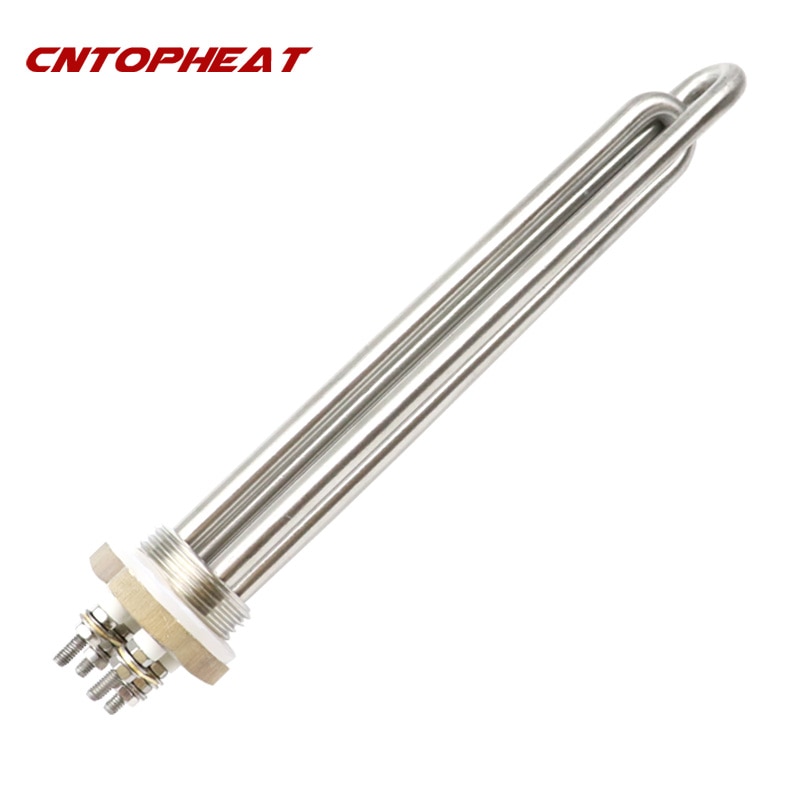 12v/24v/36v/48v vykurovacie teleso ponorný rúrkový ohrievač vody  dn25 dc solárne teleso na ohrev vody