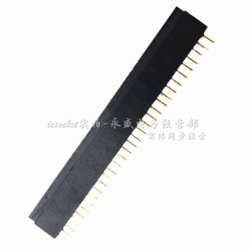 IC Burning Seat 30P Single Row Aging Seat SIP30 Aging Test Seat Gold-plated High Temperature Resistant 2.54MM Socket