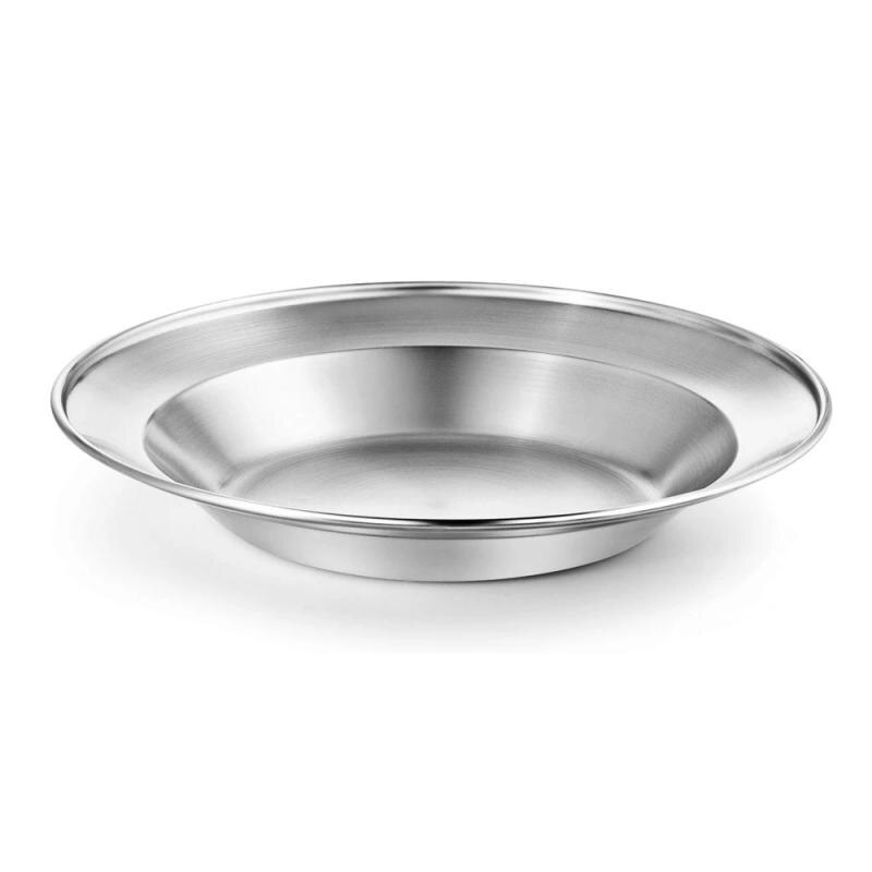 Stainless Steel Camping Tableware Kit Cookware Set Lightweight Folding Picnic Camp Cooking Gear for Tourism Backpacking