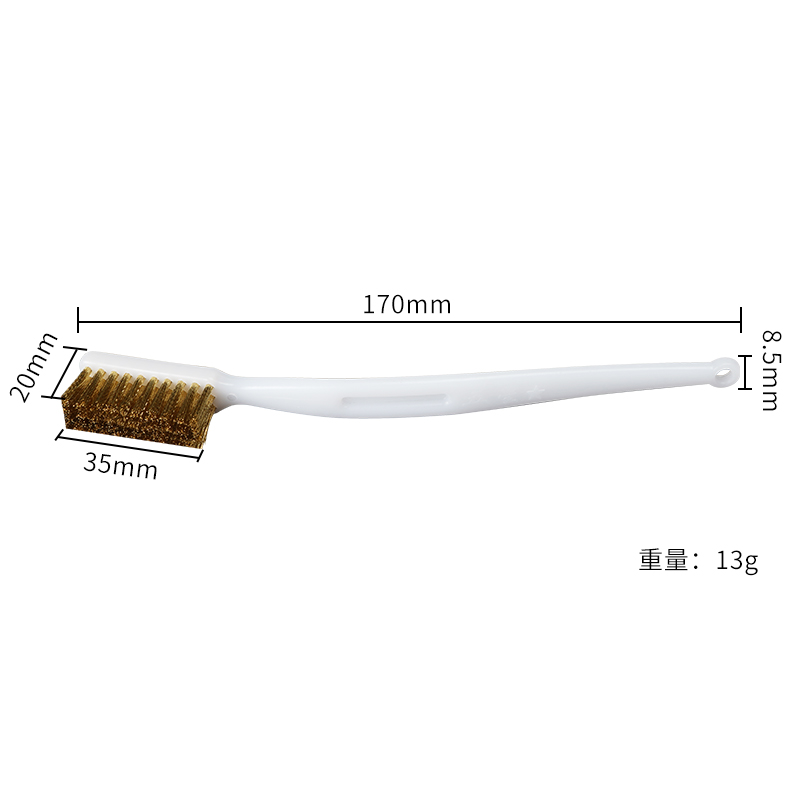 Impressora 3D Escova De Dentes De Fio De Cobre, Punho De Escova De Cobre, Bloco De Aquecedor De Bico, Hotend Limpeza, Peças De Cama Quente