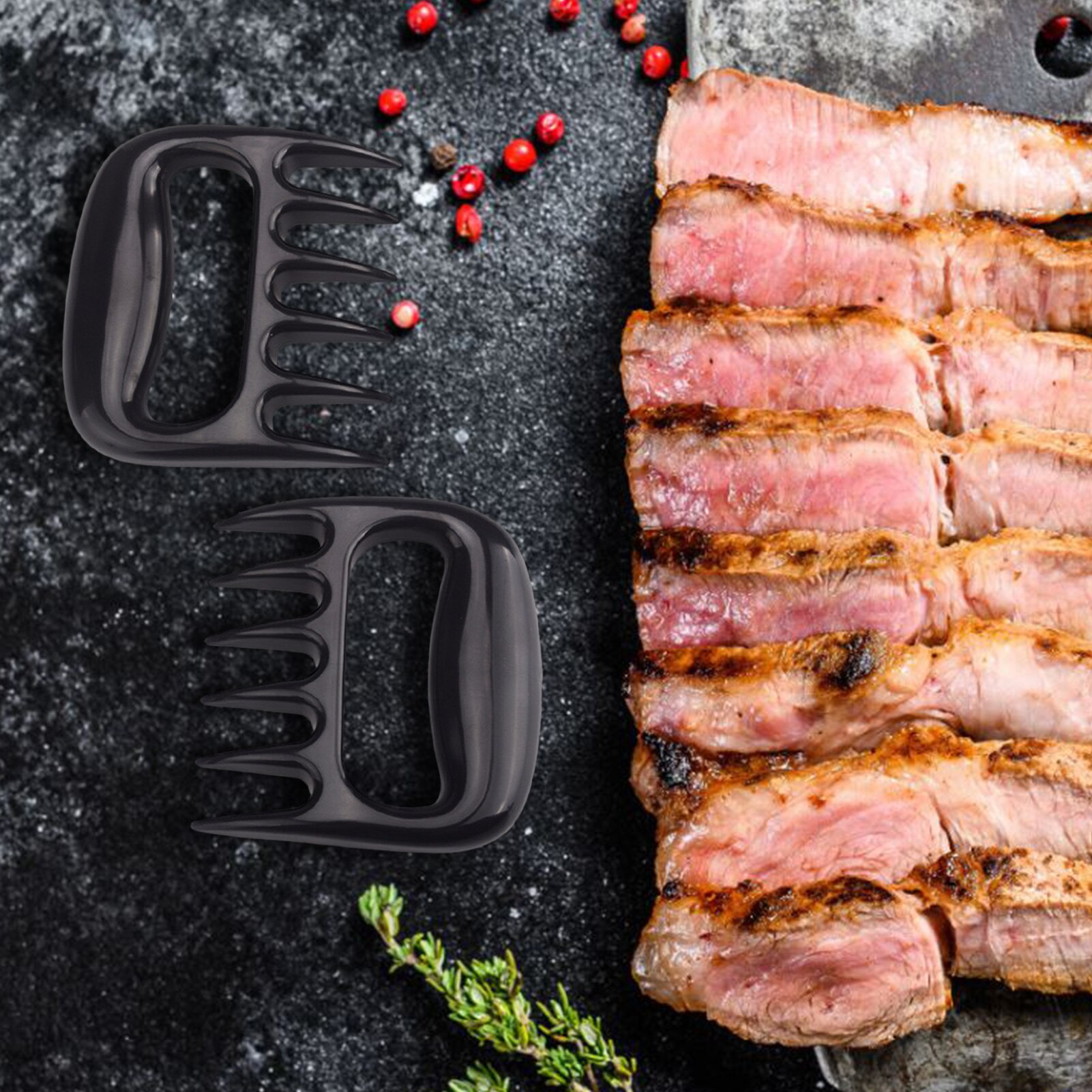 2Pcs Set Bear Claw-shaped Meat Shredder Meat Separator Bear-claw Efficient Meat Splitter For Quickly Tear Apart Beef Chicken