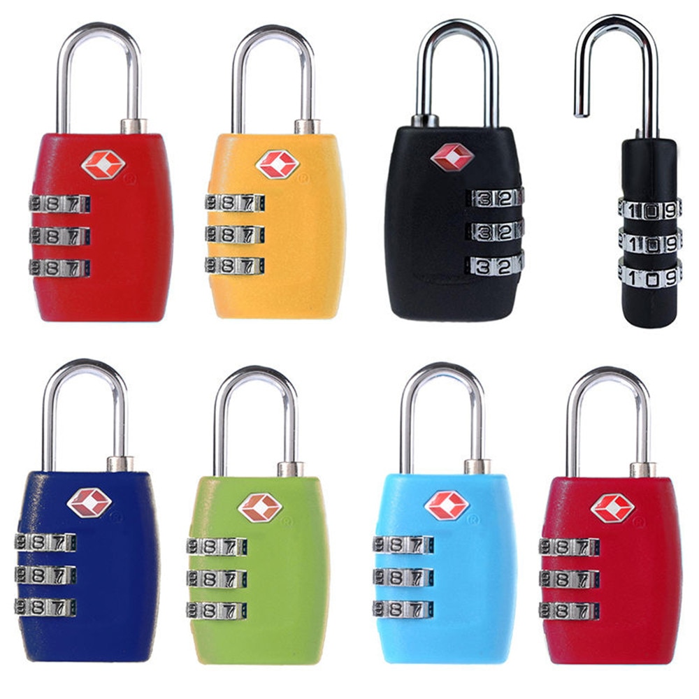 3 Dial Digit Nummer Combinatie Wachtwoord Lock Travel Beveiliging Beschermen Locker Reizen Lock Voor Bagage/Tas/rugzak/Lade