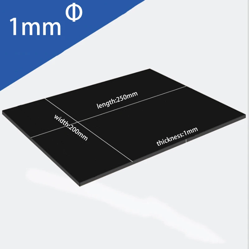 Hoja de plástico ABS grueso de 1-5mm, lámina plana de plástico de estireno, tablero negro, formación de vacío, piezas de cuerpo RC DIY para herramientas industriales: Blanco