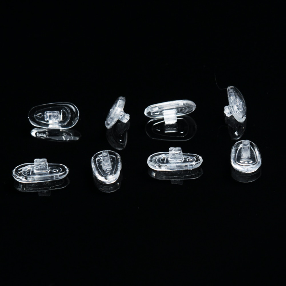 5 paar flexibele siliconen neuspads voor brillen en zonnebrillen, antislip siliconen neuspads