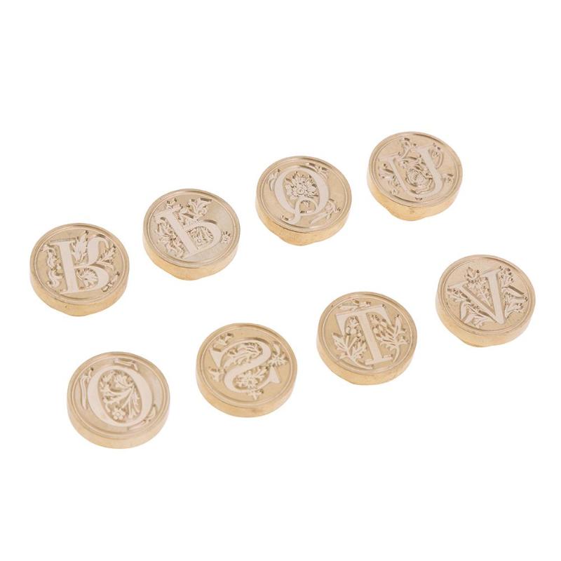 Copper Stamp Head Letter Seal Stamp Head for Wedding Invitation Card Decoration DIY Envelope Sealing Wax Stamp
