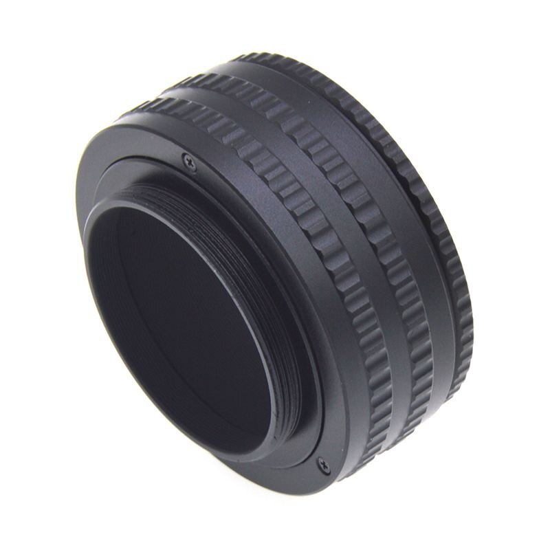 Adaptador de tubo Macro helicoidal de enfoque ajustable de lente de montaje M42 a M42 25-55mm