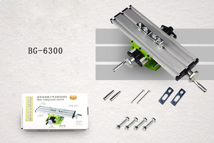 Compound table Working Cross slide Table Worktable for Milling Drilling Bench Multifunction Adjustable X-Y