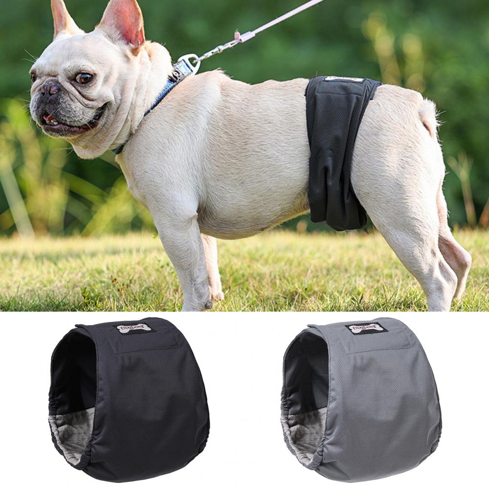 Dogs Diapers Anti-Harassment Fastener Tape Pet Diapers Pants Solid Color Dogs Diapers Wraps for Home Use Puppy Pants