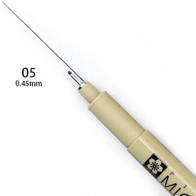 SAKURA Pigma Micron Pen drawing needle pen 003 005 1.0 01 02 03 04 05 08 Brush fine point Markers pen 10pcs sketch painting Art: 05