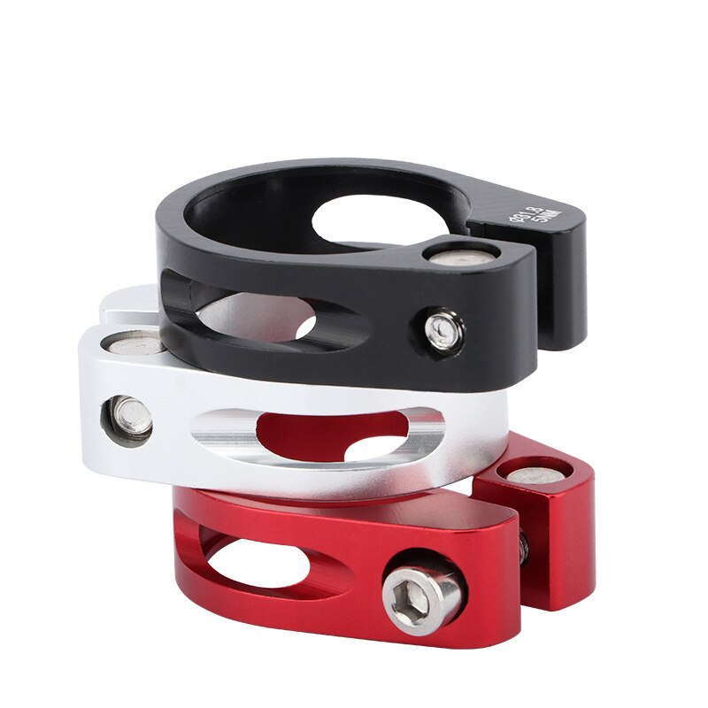 Bicycle Aluminum Alloy Saddle Tube Clamp Aluminum Clamp Seat Post Clamp 31.8 34.9mm Mountain Bike Seat Tube Clamp