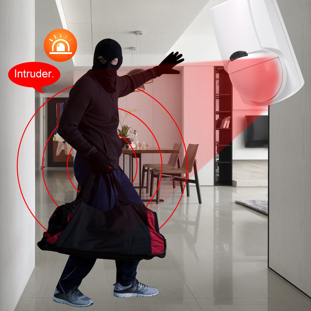Human Body Sensor Smart Body Movement PIR Motion Sensor wireless Wifi 433Mhz RF Use for Security Alarm System eWeLink APP
