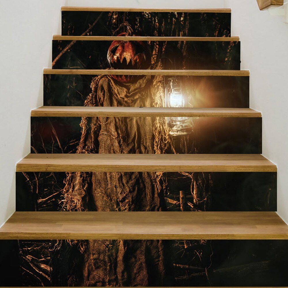 Escalier autocollant PVC étanche cuisine papier peint chambre auto-adhésif amovible ménage ornement autocollant: A16