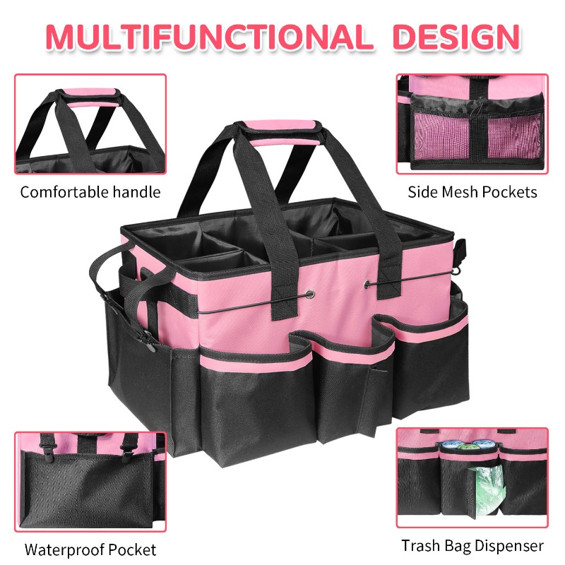 Large cleaning bags for butlers and cleaners, car wash supplies tote bags, cleaning bags,Clean the tool storage bag