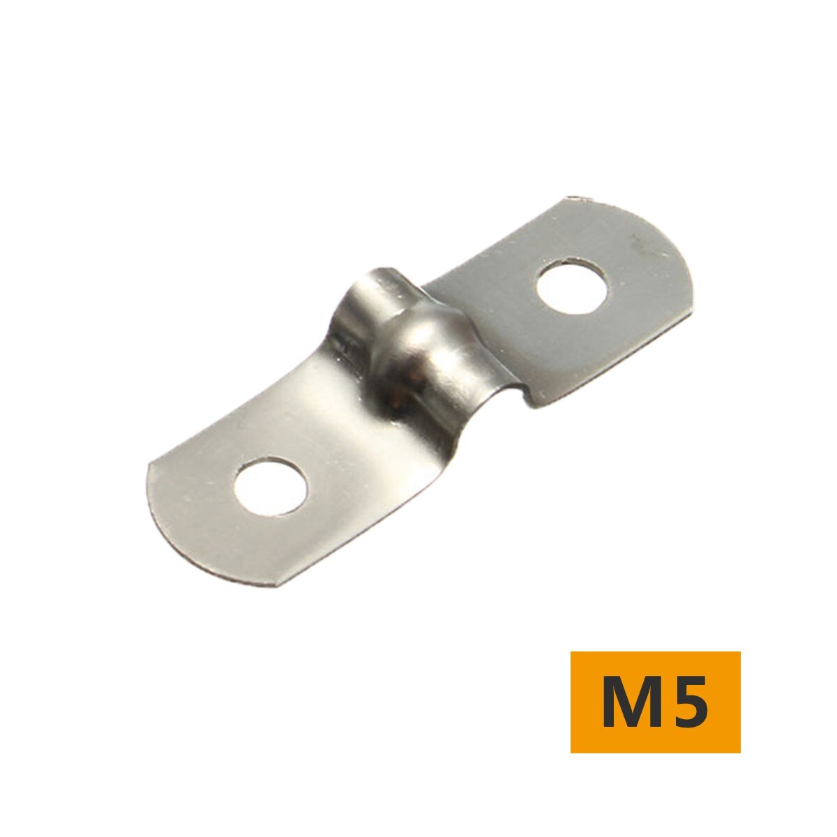 10 Pcs Stainless Steel Plumbing Tube Saddle Pipe Clips Bracket M5/M8/M10/M12/M14/M16/M20 All Sizes Clamp: M5