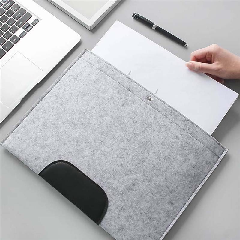 1 Pc A4 Filing Products Felt Envelope Document Paper Holder Organizer Carrier For School Stationery Filing Products