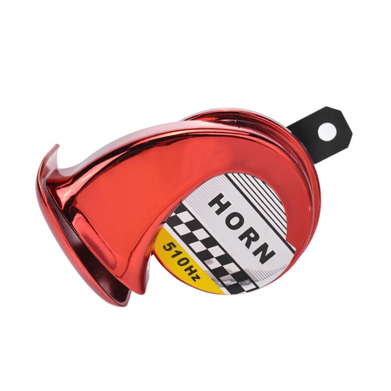 Police Siren Car Accessories Motorcycle Horn 12V Megaphone Klaxon Voiture Puissant Waterproof ABS CCC Horn Bosina Estereo: Red