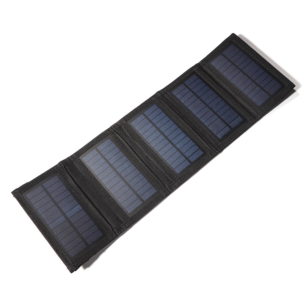 5w 6w 7w mobil powerbank vandring camping utomhus tillbehör usb hopfällbar solpanel laddare pack med karbinhakar
