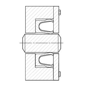 URI Type PTFE tige joint ressort sous tension PTFE joints 2*5*2.1 3*8*3 4*8*3 5*10*3.6 6*11*3 8*18*5 20*26.2*4.5 taille assortie