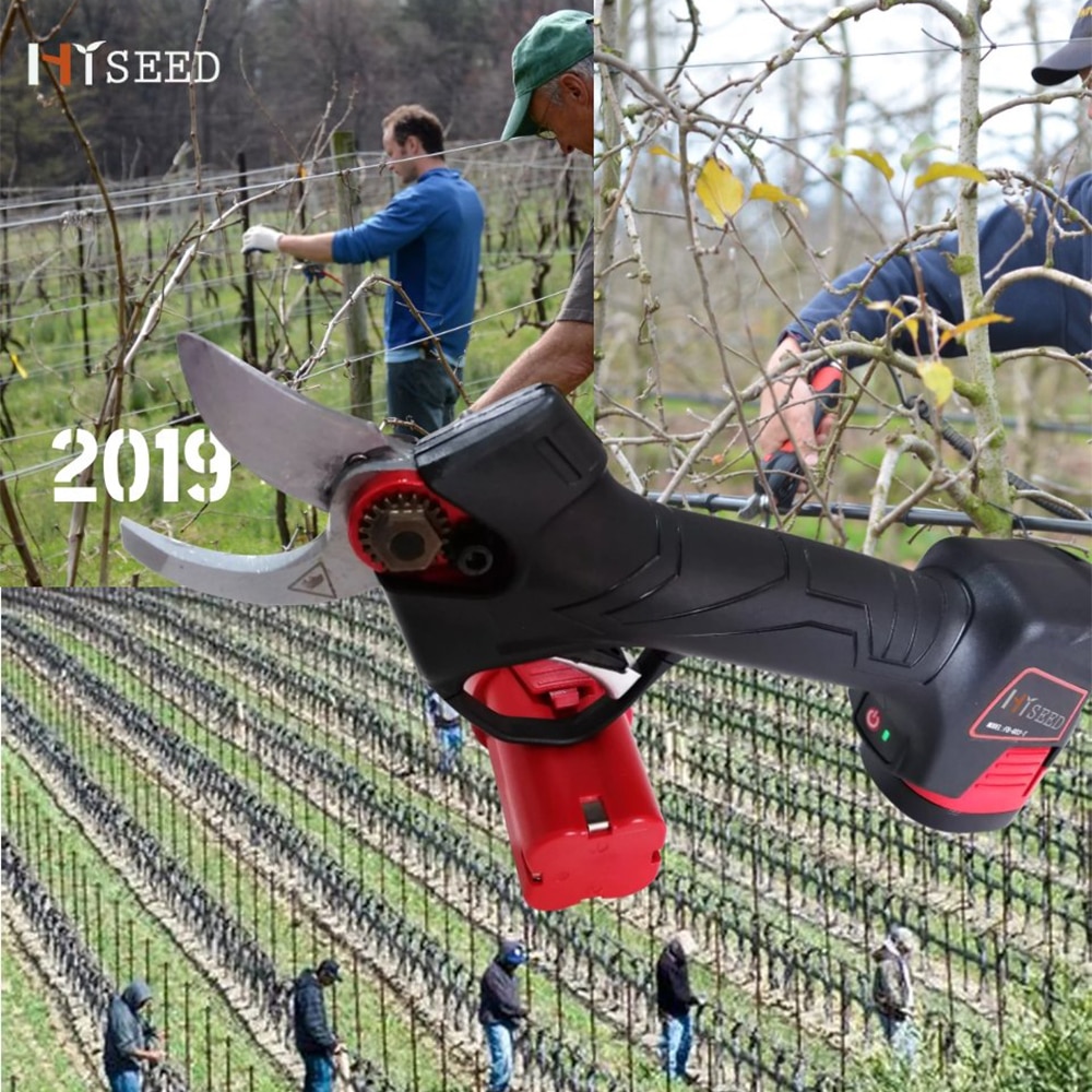 Cordless CE forged blade electric pruning scissors pruners secateurs (German imported blade)