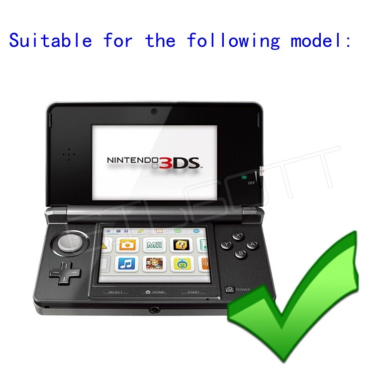 2in1 Top + Bottom HD pellicola protettiva per schermo trasparente pellicola protettiva per Nintendo 3DS pellicola protettiva per schermo LCD trasparente