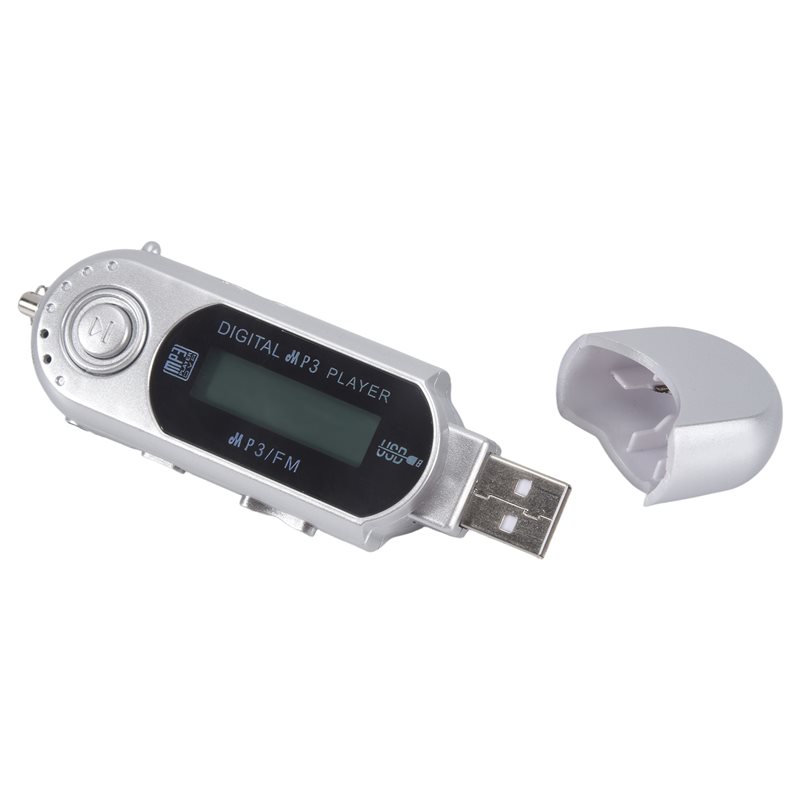NUOVO-Mini lettore MP3 USB 2.0, piccola chiavetta USB, lettore musicale LCD multilingue con jack audio da 3,5 mm, spegnimento au