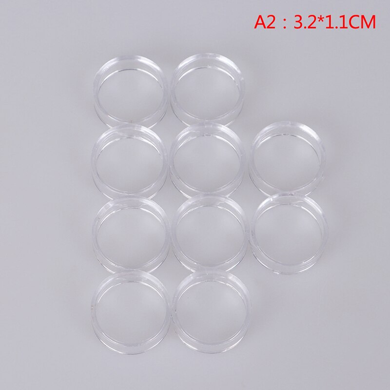 10PCS Acrylic Clear Display Stand Sphere Holder For Crystal Ball Base Pedestal Support Decor Pedestal: A2
