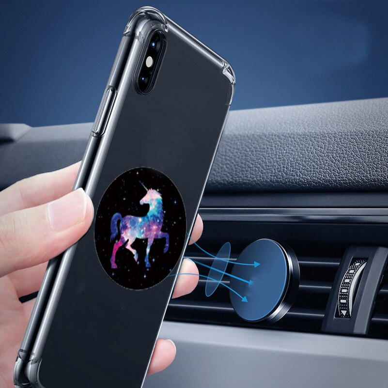 Metal Plate Disk Iron Sheet For Magnet Mobile Phone Holder Iron Plate Sticker For Magnetic Car Phone Stand universal