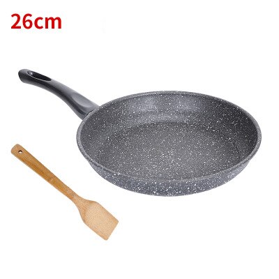 100% non-stick frying pan derived from PFOA-free stone coating 5-layer soft bottom aluminum dishwasher safe cooking pot: 26 without cover