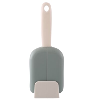 2 piece of household non-stick rice scoop storage rack can stand up automatically open and close easy to clean dust cover: Nordic orchid