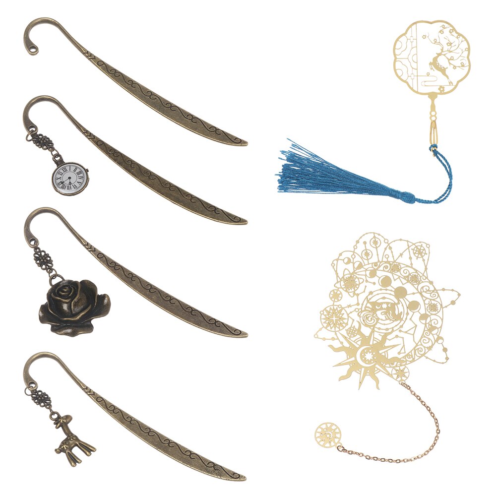 Gold Rose Bookmark – Metal Flower Marker For Women, Valentine's Day Gift, Durable & Stain Resistant