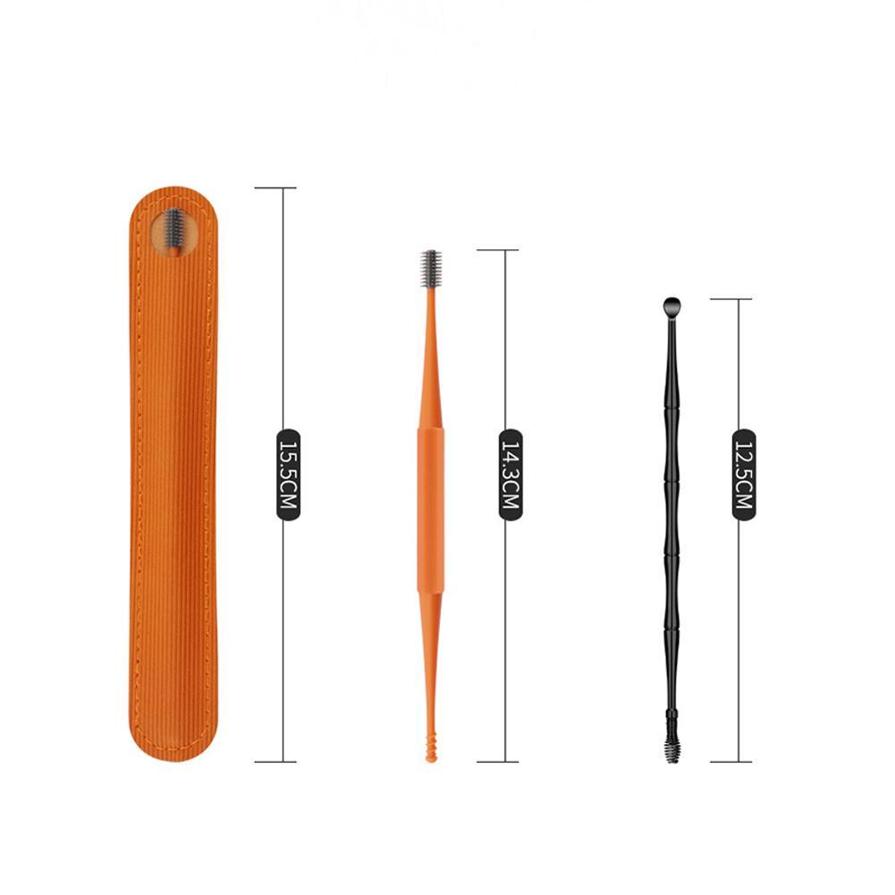 Bâtonnets de nettoyage des oreilles en Silicone, outil pour enlever le cérumen, 360 °