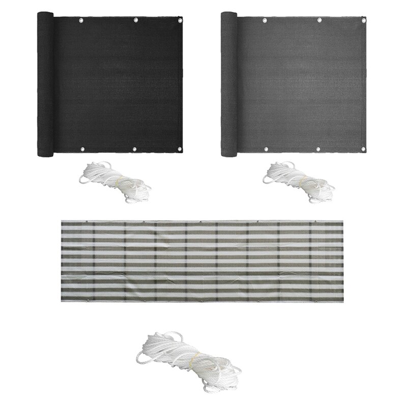 Cubierta de pantalla de privacidad para balcón, cubierta de ventana para porche, exterior, Patio, balcón, a prueba de rayos UV