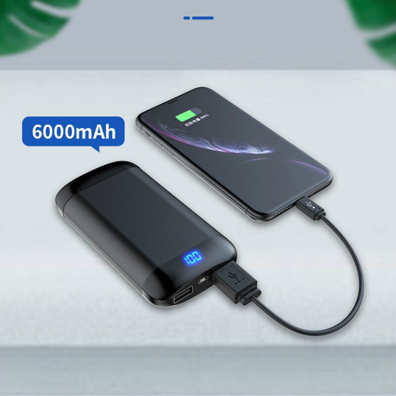 Auricolari Bluetooth V5.0 Lieve Wireless - Custodia di Ricarica 6000mAh - Cuffie Sport Impermeabili HD Stereo Dual Mic