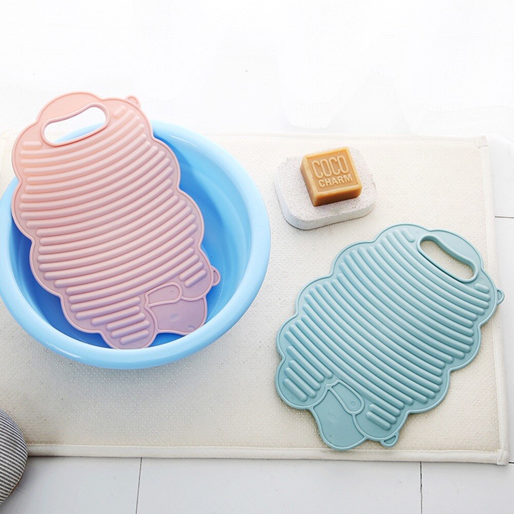 Mini Lamb Washing Machine Home Washing Machine Scrubbing Board Children's Plastic Laundry Board Washboard