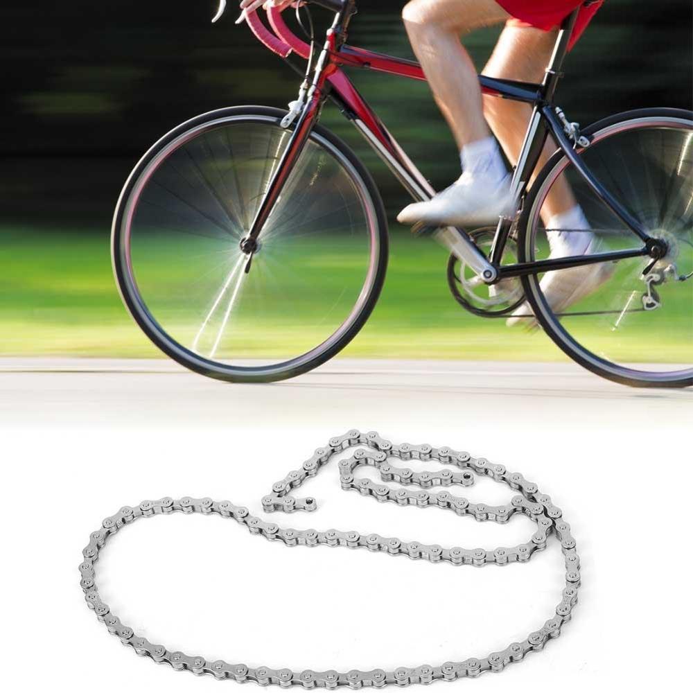 98 sectie Fietsketting Roestvrij Staal Anti-roest MTB Single Speed Bike Chain Links Voor HBRID Vouwfiets Vervanging onderdelen