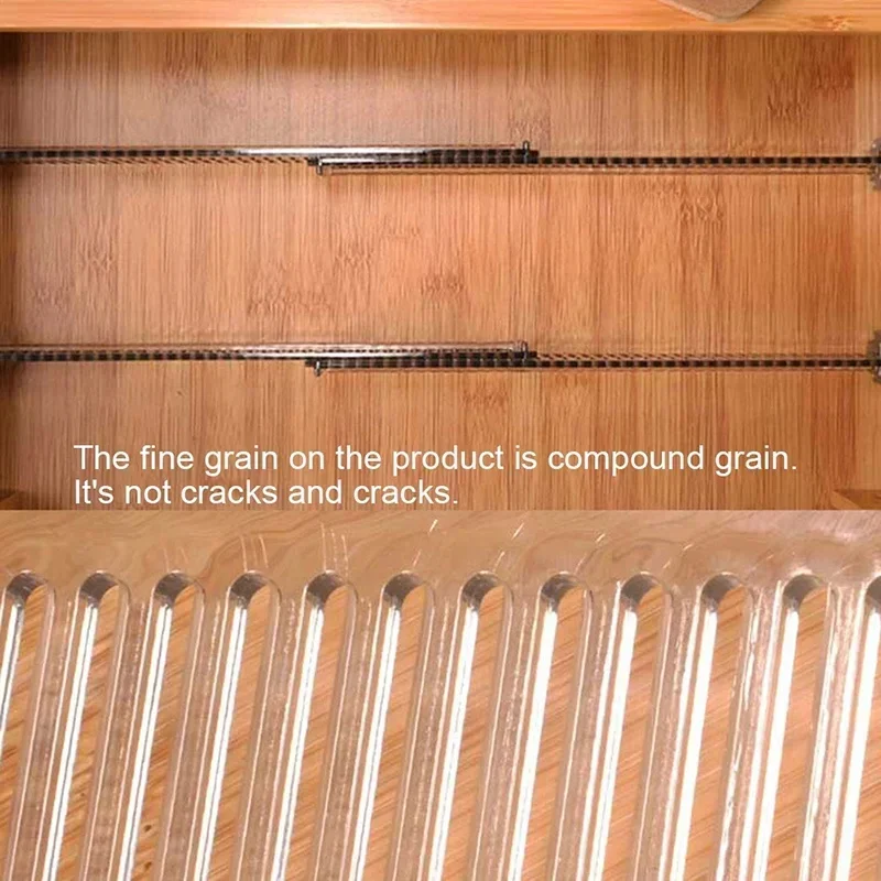 Huishoudelijke Opslag Gereedschap 2 stks/set Verstelbare Clapboard Lade Divider Partitie DIY Duurzaam Garderobe Kast Punch-gratis Separator