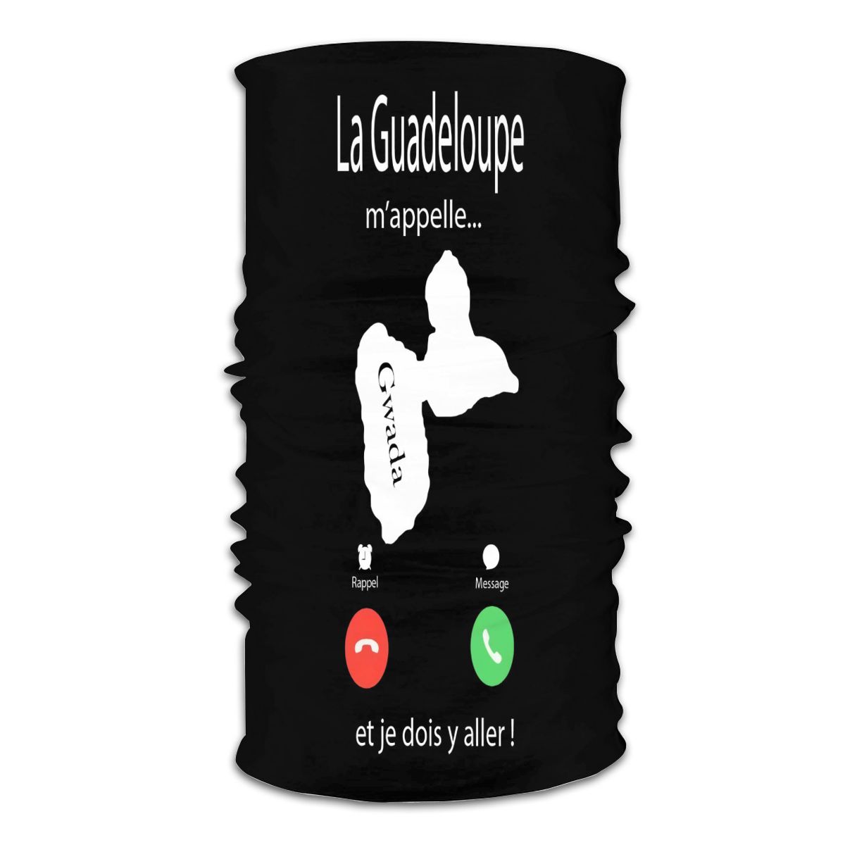 Foulard Bandana pour Homme, imprimé, mignon, Rap, motif de dessin de La guinée, Mappelle, Gwada Dom Tom, , pour les , pour personnes d'âge moyen